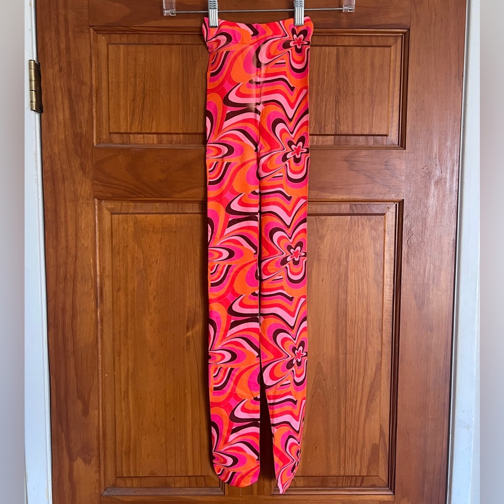 Nissa New York Audrey Swirl Print Tights